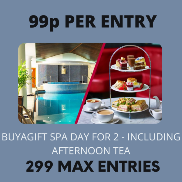 BUYAGIFT voucher - Spa Day for 2 incl Afternoon Tea