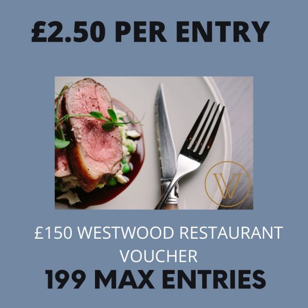 £150 Westwood Restaurant Voucher - LOW ODDS