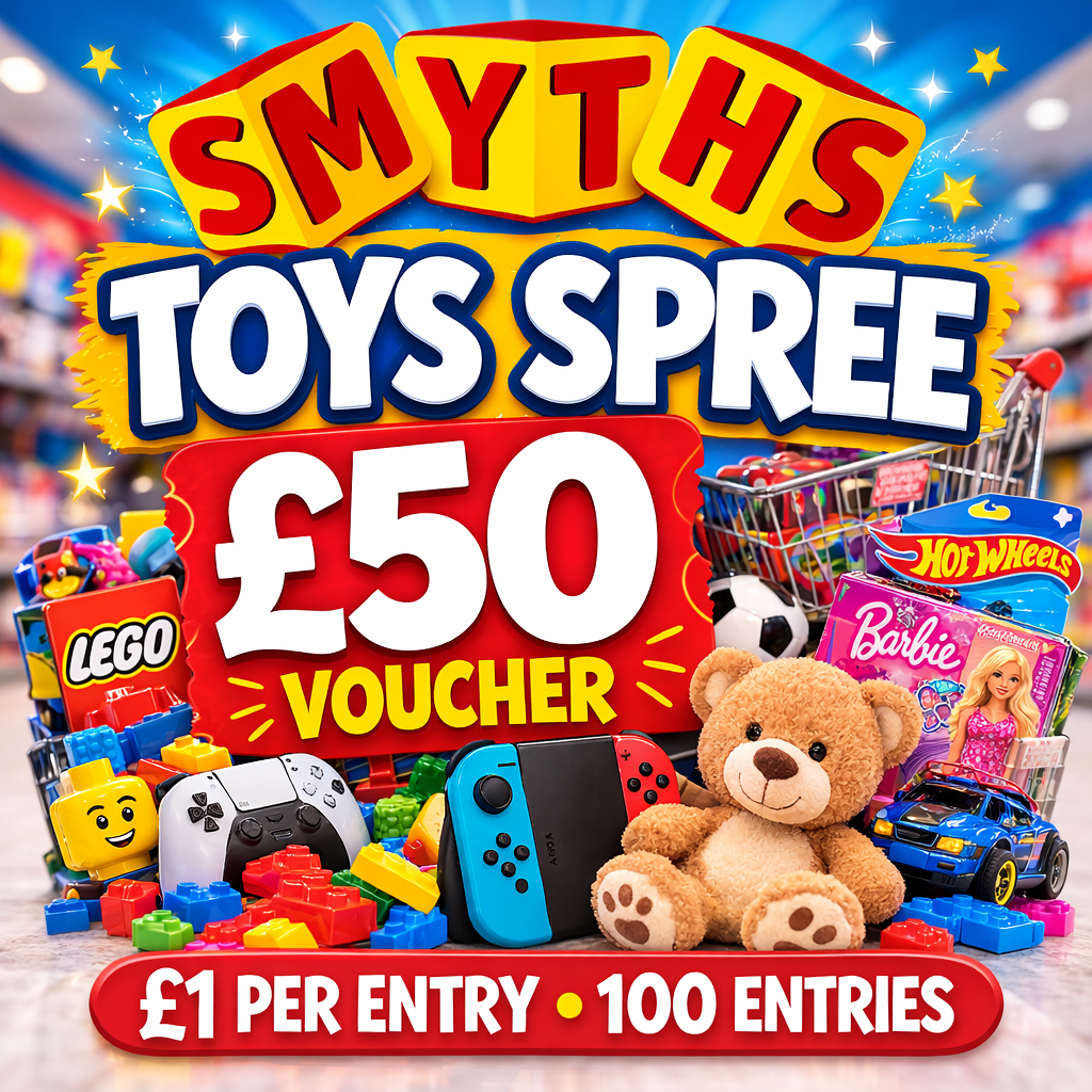 AUTO DRAW: £50 SMYTHS TOYS SPREE