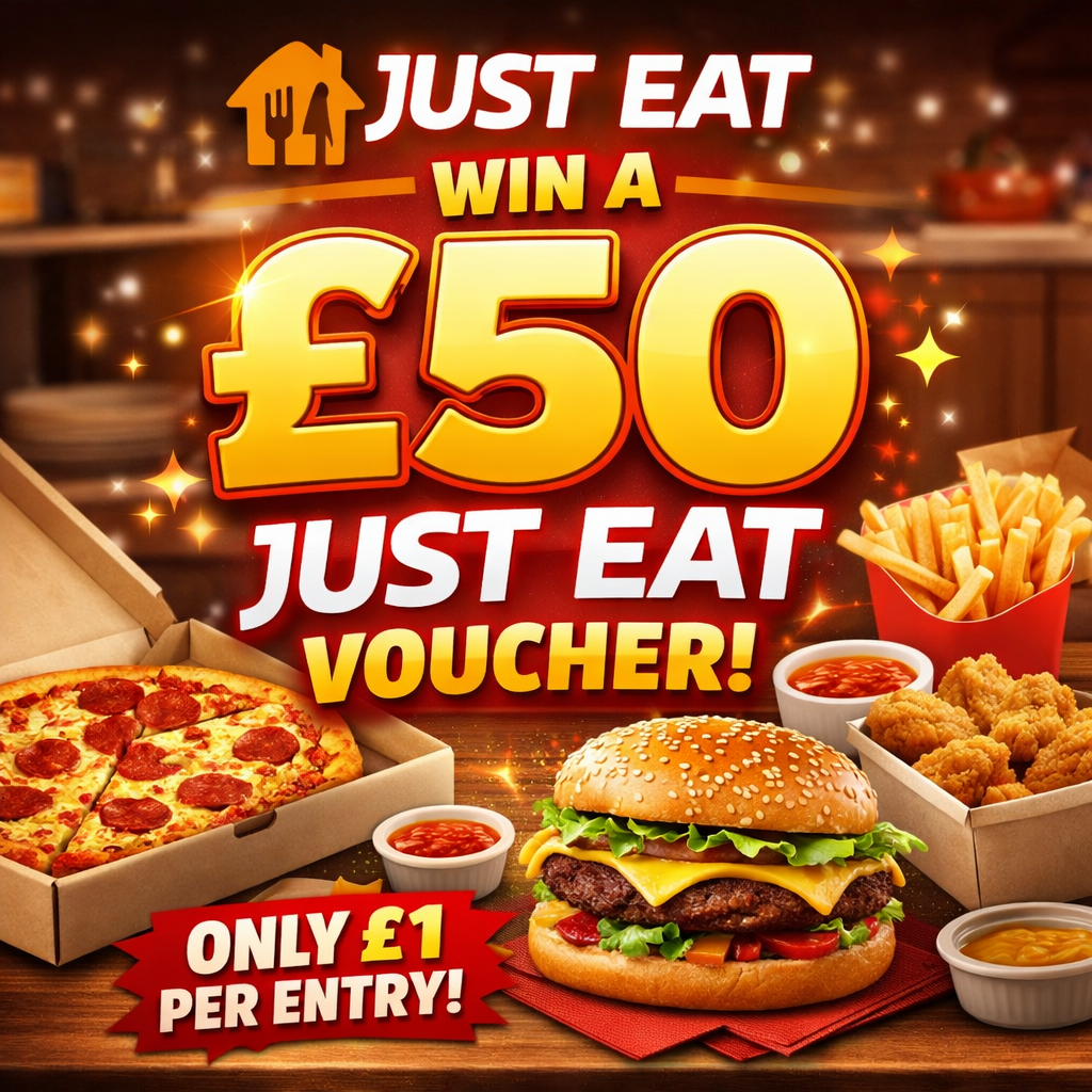 AUTO DRAW: £50 JUST EAT VOUCHER